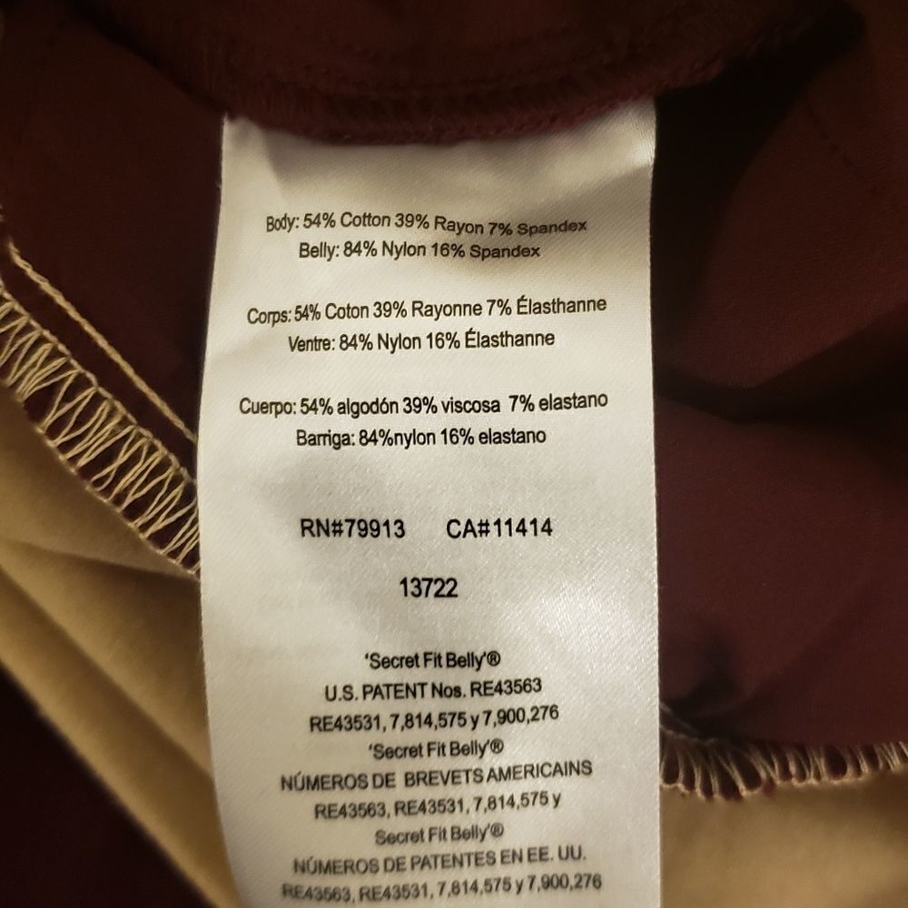 A Pea In A Pod Maternity Dressy Leggings Size Xs — image 5 of 7